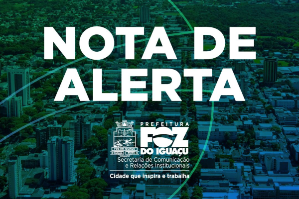 Prefeitura de Foz alerta para golpe