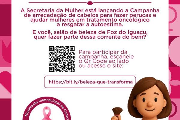 Prefeitura de Foz terá programação especial pelo Outubro Rosa