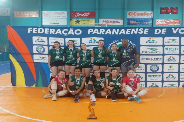 oleibol de Foz conquista título estadual e sobe para a Divisão A em 2026