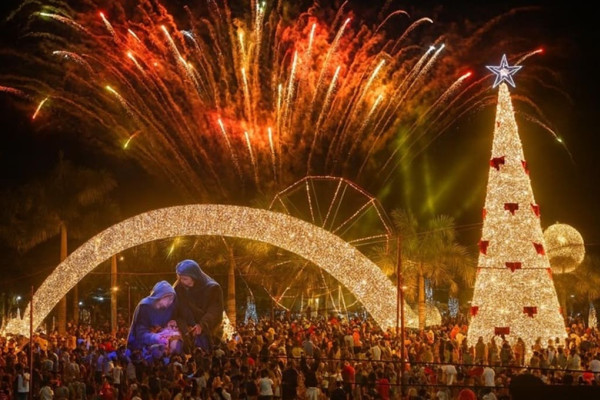 Natal no Paraguai: confira como foi a abertura da programação