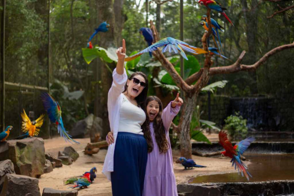 Parque das Aves reduz horário e reforça funcionamento diário no semestre