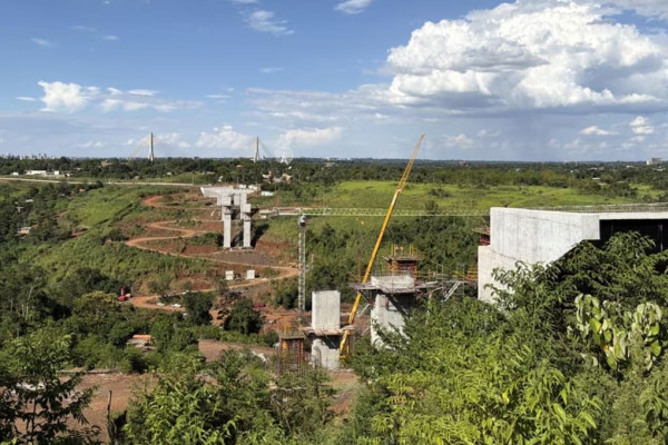 Ponte da Integração: saiba como estão as obras de acesso no Paraguai