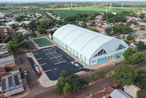 Obra do ginásio no Cidade Nova atinge R$ 9,2 milhões em investimentos