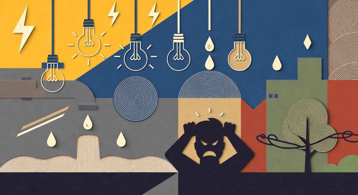 Foz da falta de água e de luz: teste de paciência ao morador