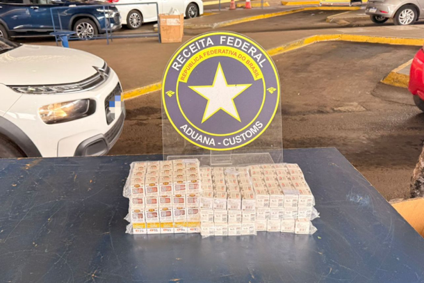 Carga de tirzepatida avaliada em R$ 100 mil é apreendida na Ponte da Amizade