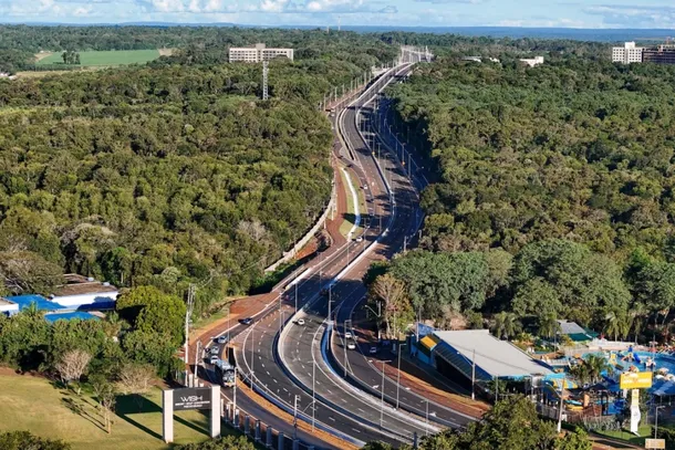 Primeira etapa da duplicação da Rodovia das Cataratas é entregue e liberada ao tráfego