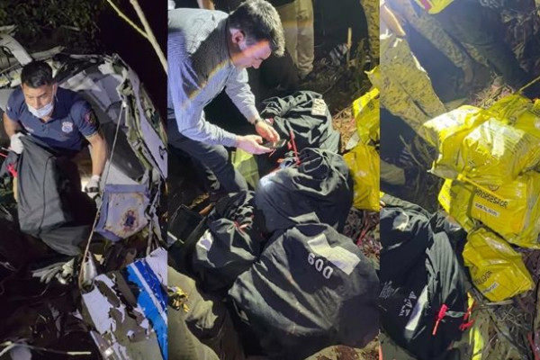 Avião que caiu perto de Ciudad Del Este levava 30 bolsas de dinheiro, aponta investigação