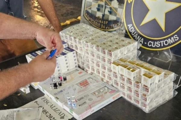 Oficial da PM é flagrado com tirzepatida avaliada em até R$ 400 mil na Ponte da Amizade