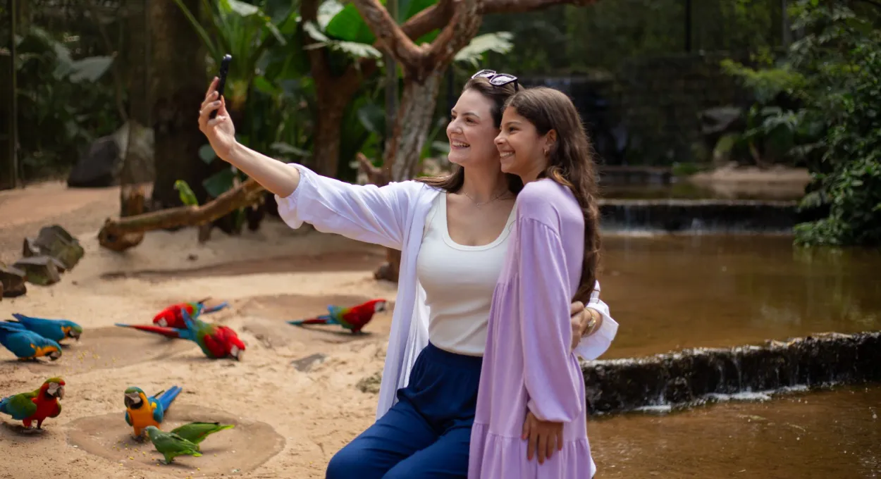 Parque das Aves terá entrada gratuita para mães neste domingo (10)